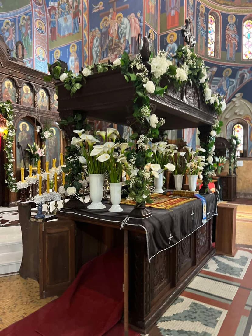 Благодатни огањ у нашем храму